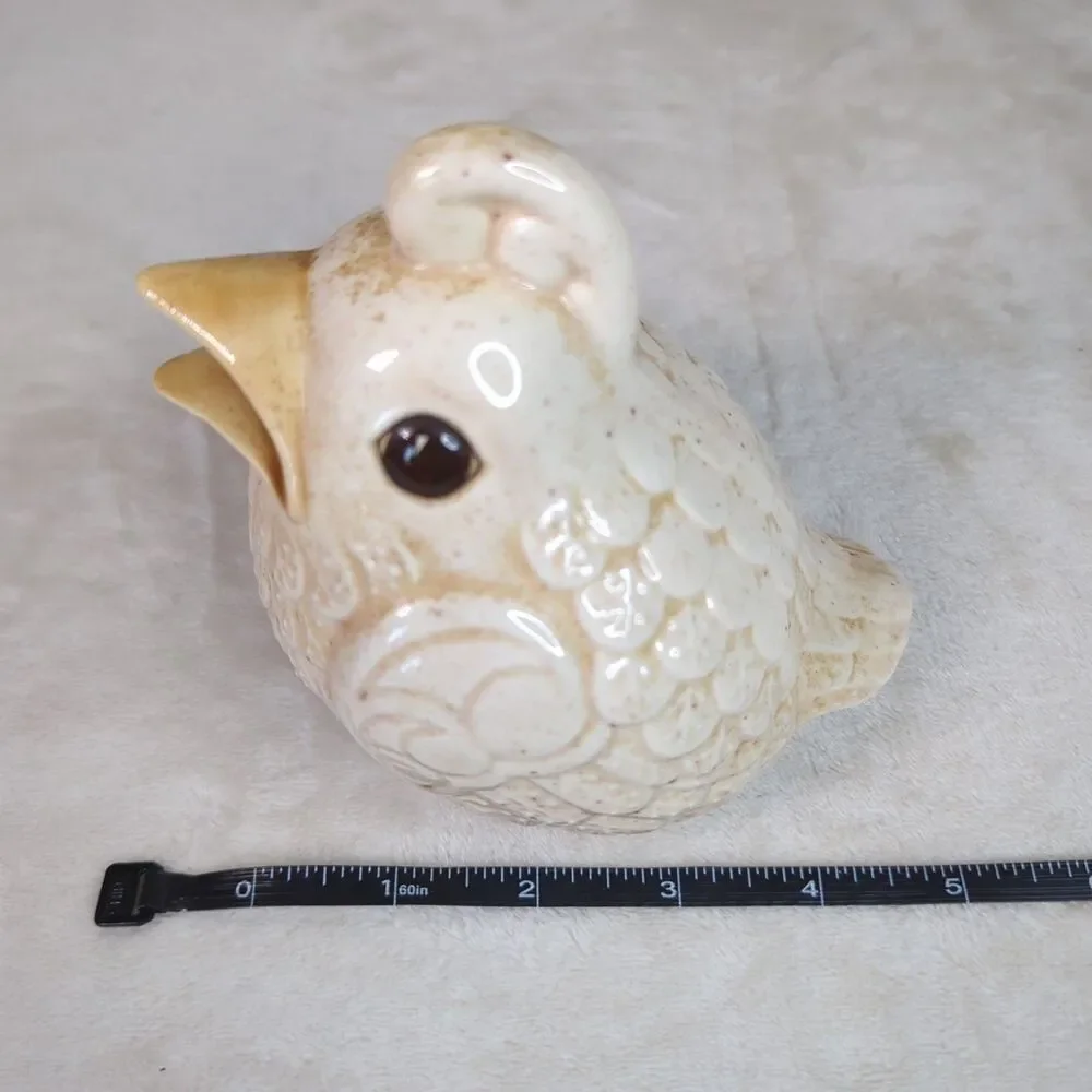 Ceramic Bird Quail Cleanser Salt Spice Shaker Deodorizer Potpourri VTG Kitchen